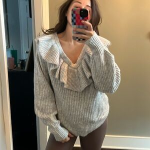 a new day ruffle sweater